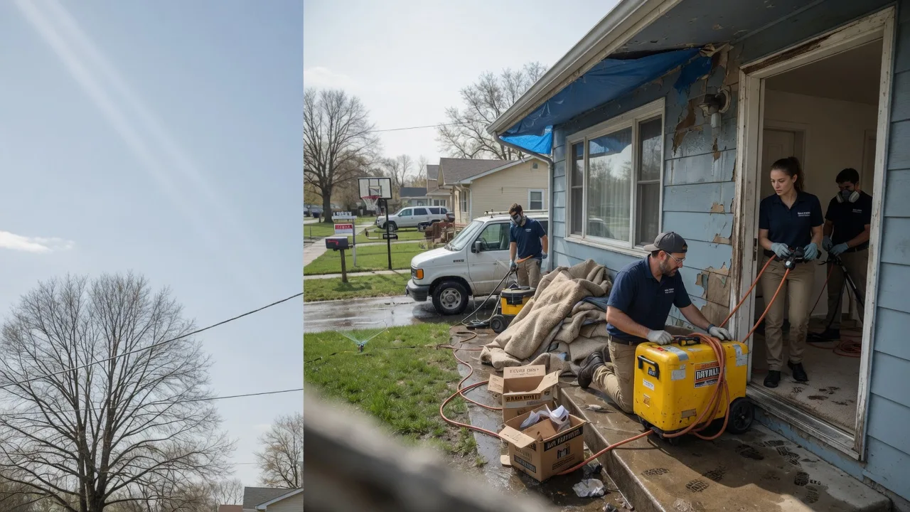 Basement Flood Cleanup in Niotaze, KS near me